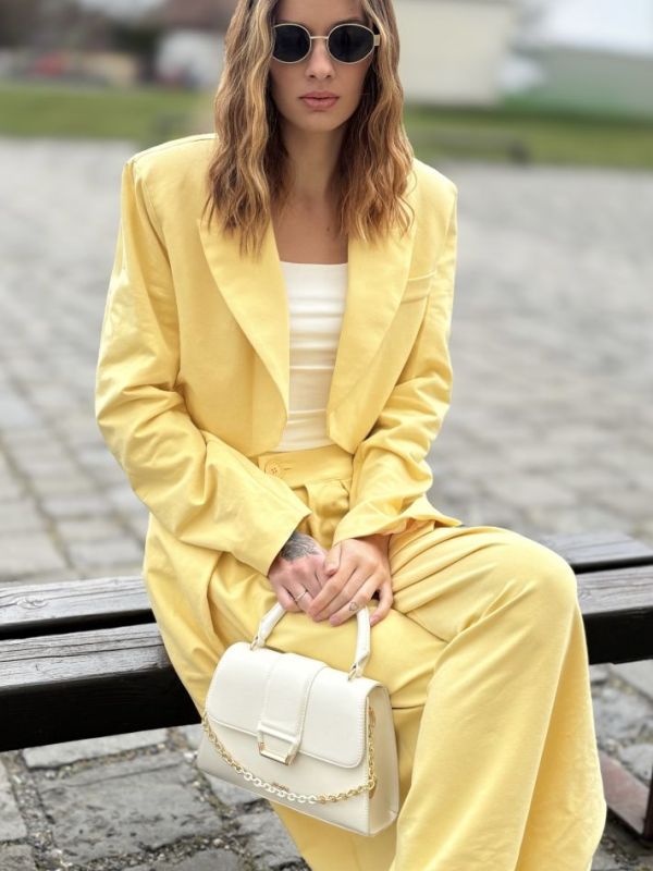 komplet, slay žltý