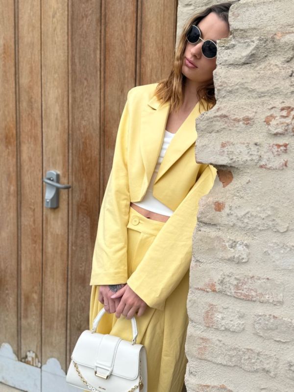 komplet, slay žltý