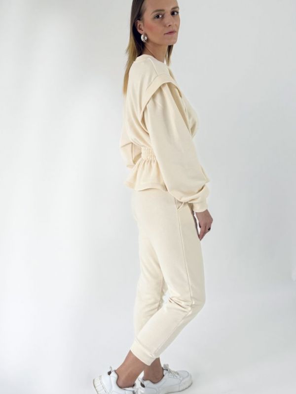 tepláková súprava béž