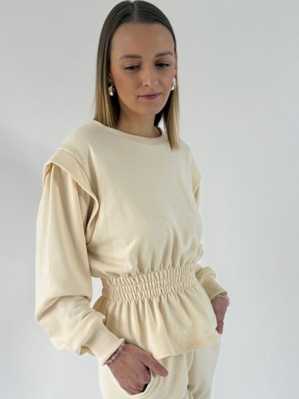 tepláková súprava béž