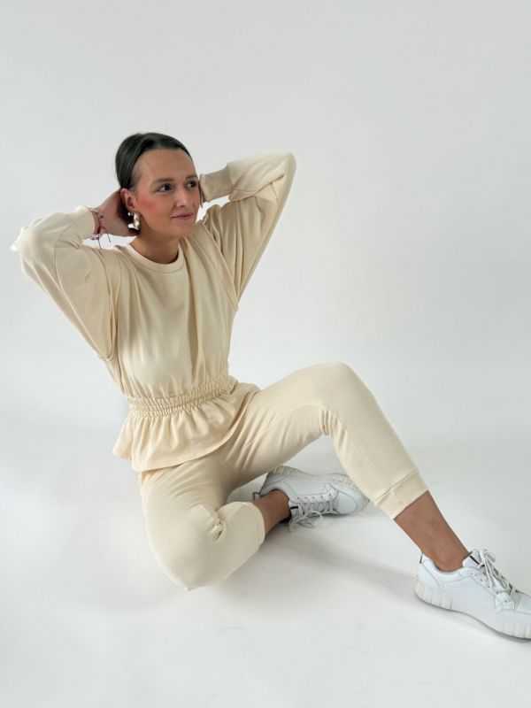 tepláková súprava béž