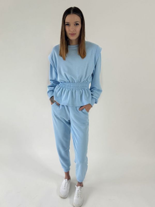 tepláková súprava, modra