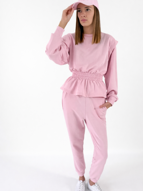 tepláková súprava, ružová